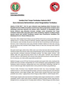Deklarasi Guru dalam HTTS 2017 24 Mei 2017