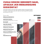 Policy Brief: Cukai Rokok Berhenti Naik, Apakah JKN Menanggung Risikonya?